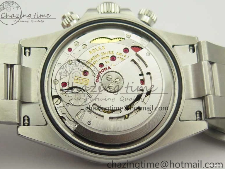 Clone Edition Best V2 A4130 1:1 Daytona Bracelet White 116500 And ARF Super 904L Case SS Dial 0524